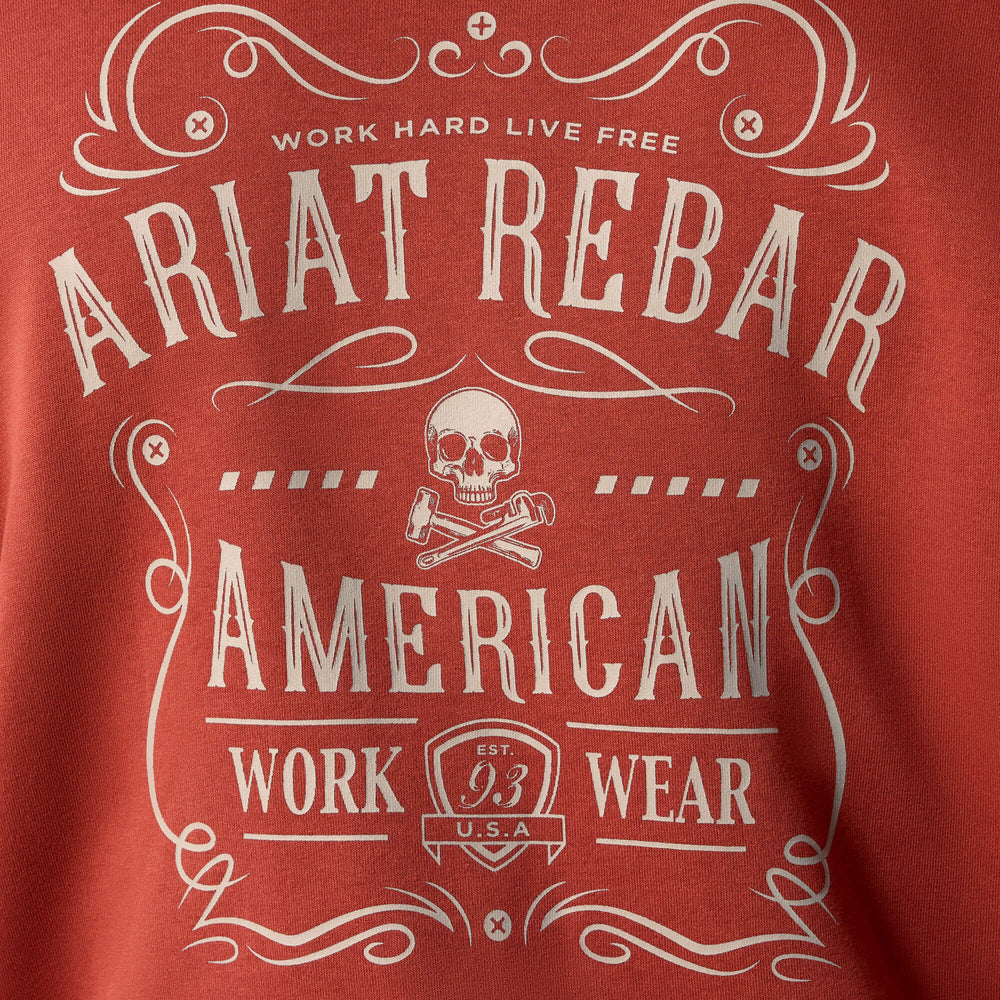 Rebar Lightweight Label Full Zip Hoodie - Men