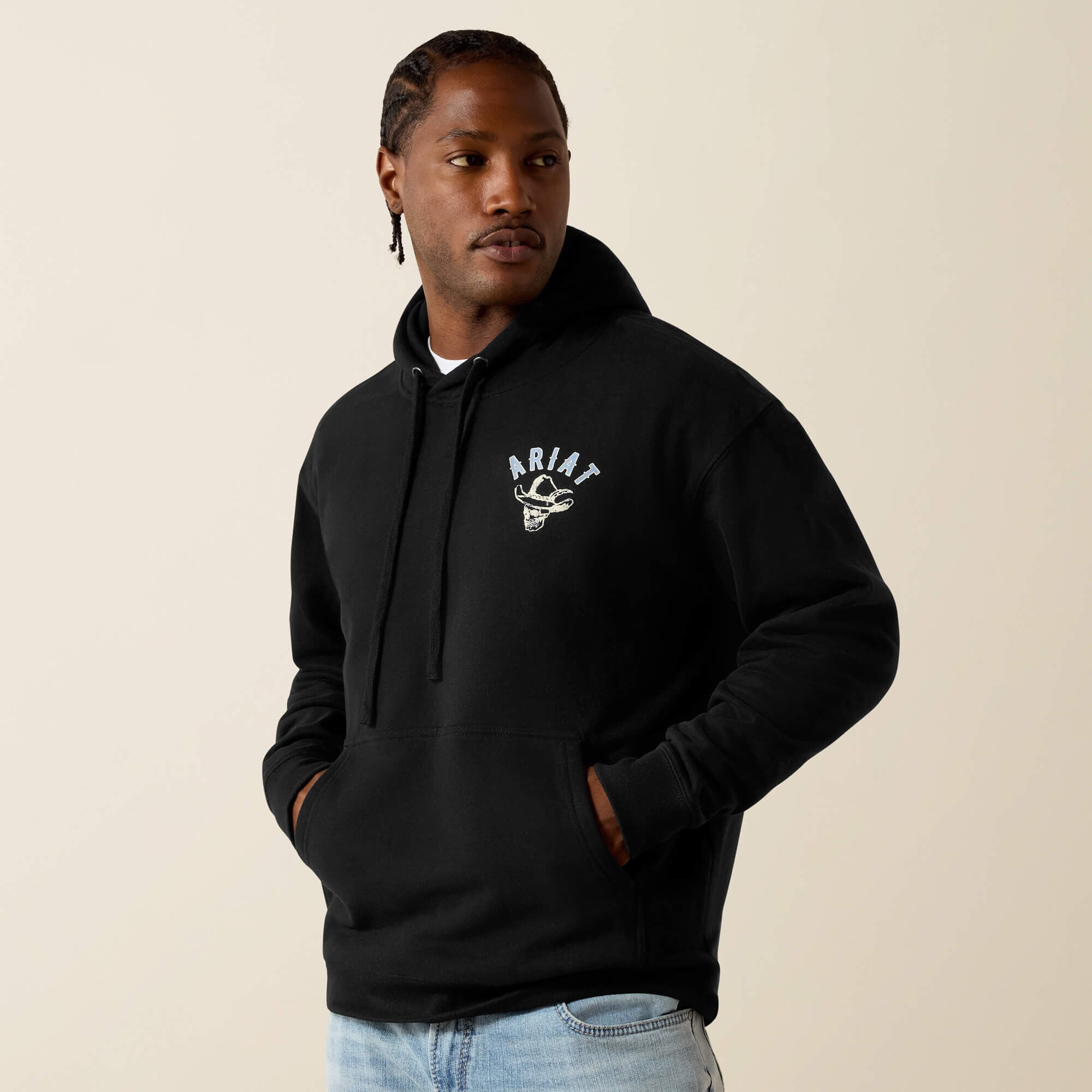 Ariat Stitched Skull Hoodie - Men