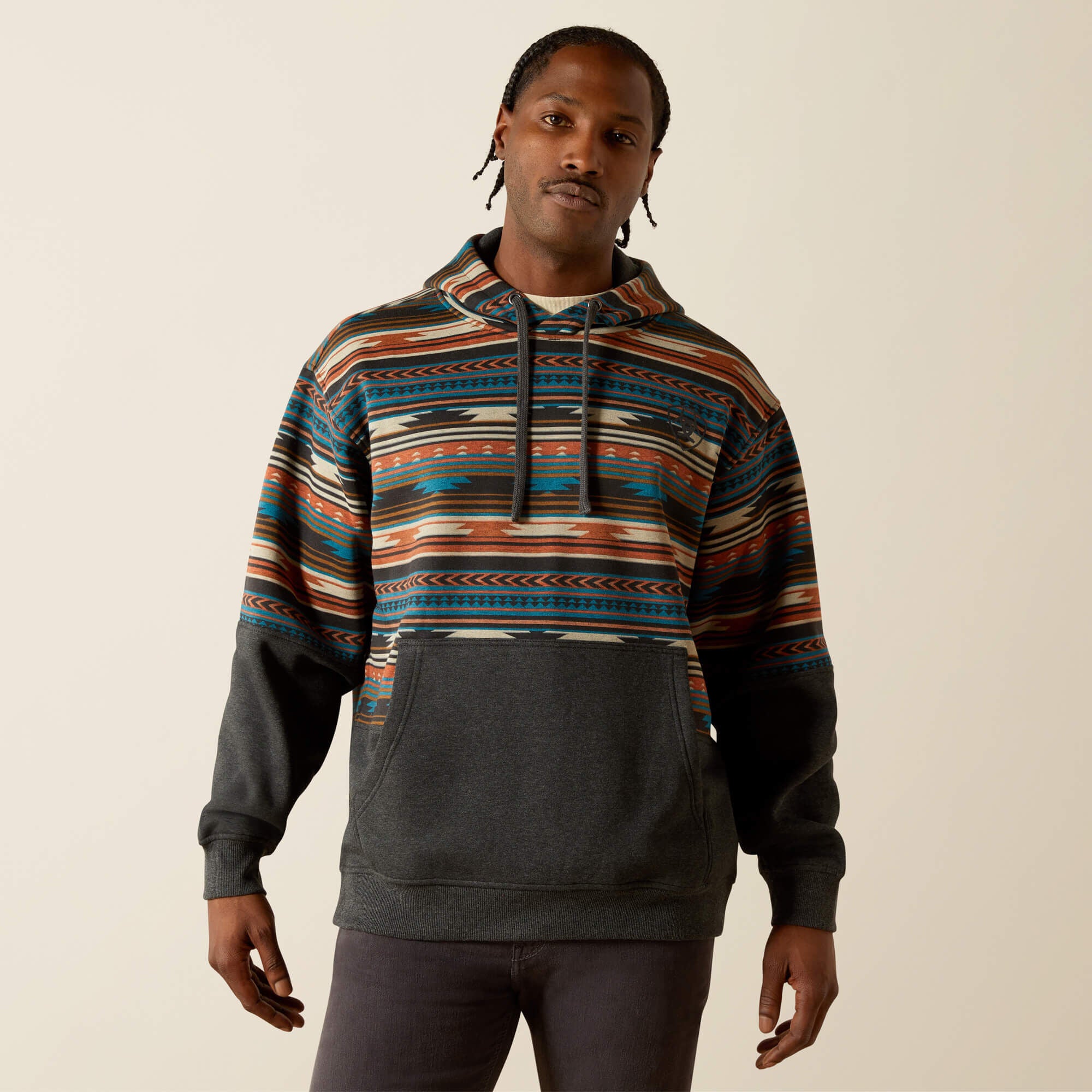 Color Block Hoodie - Men