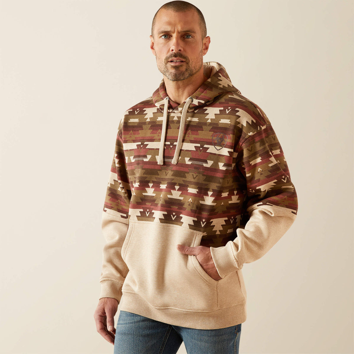 Color Block Hoodie - Men