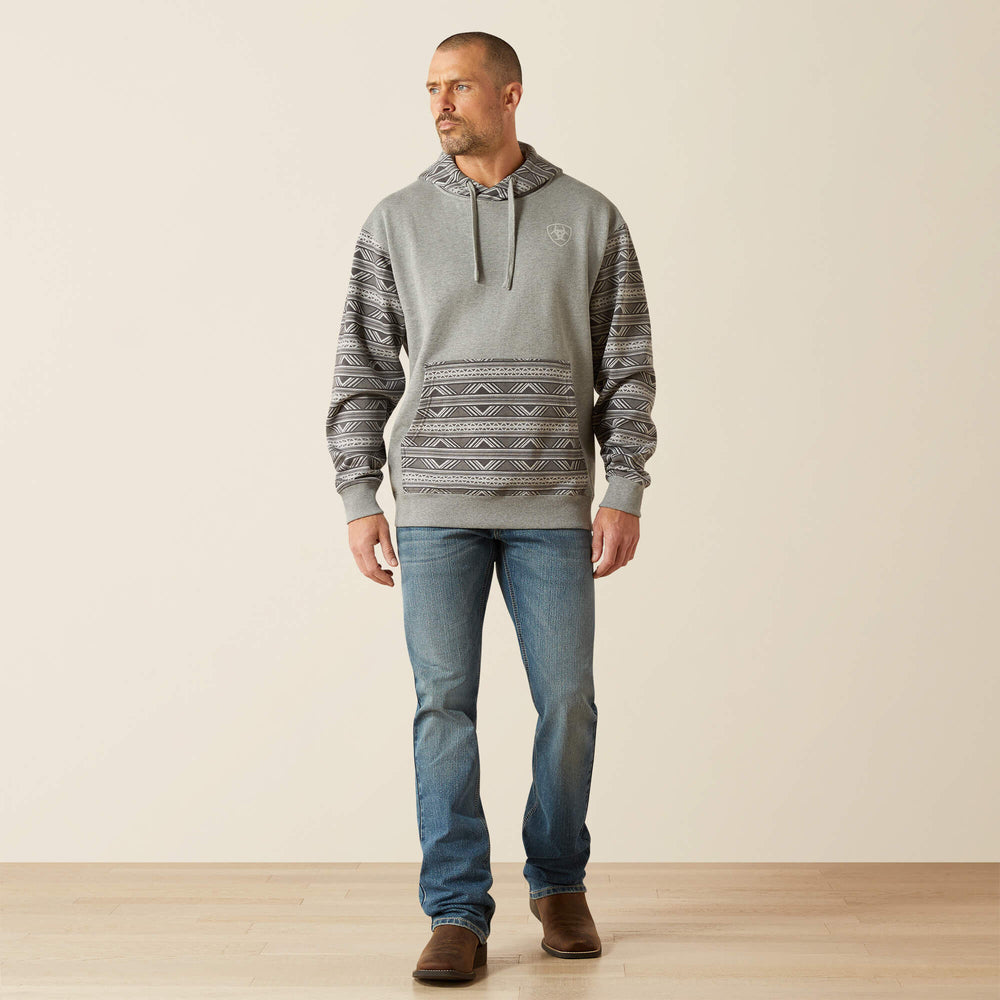 Southwestern Color Block Hoodie - Men