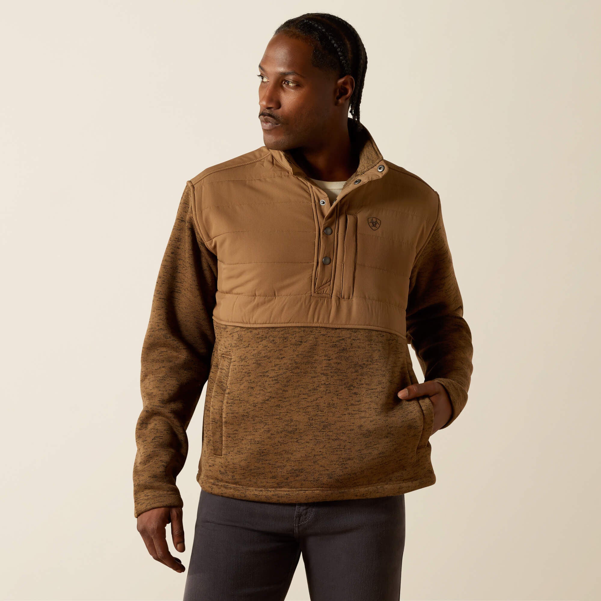 Caldwell Reinforced Snap Sweater - Men