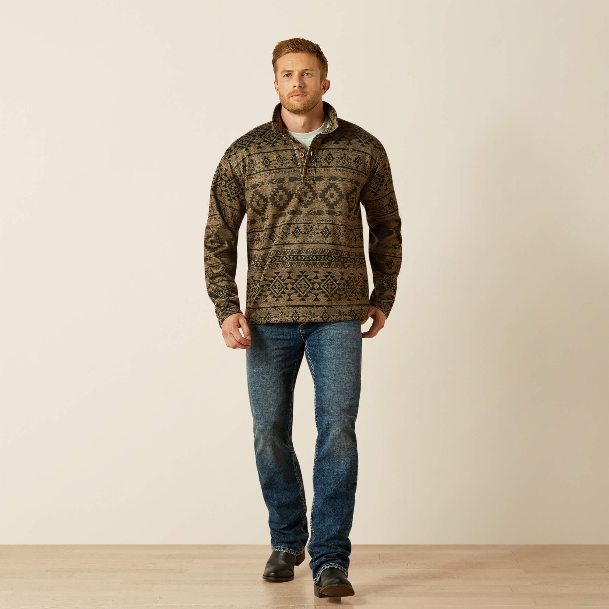 Caldwell 1/4 Button Sweater - Men