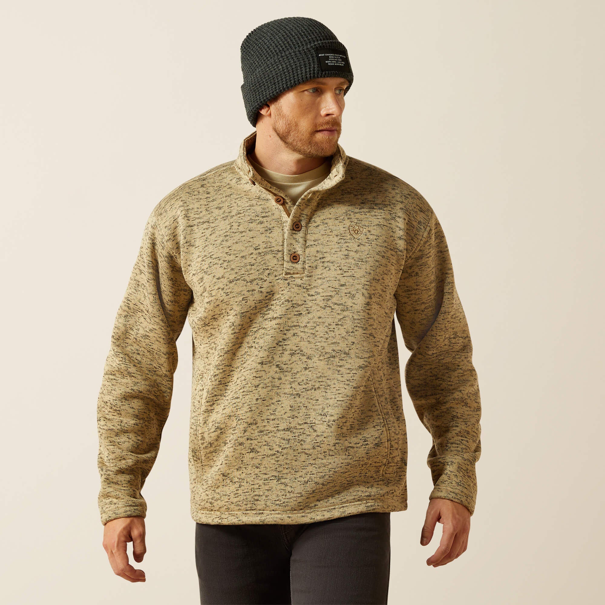 Caldwell 1/4 Button Sweater - Men