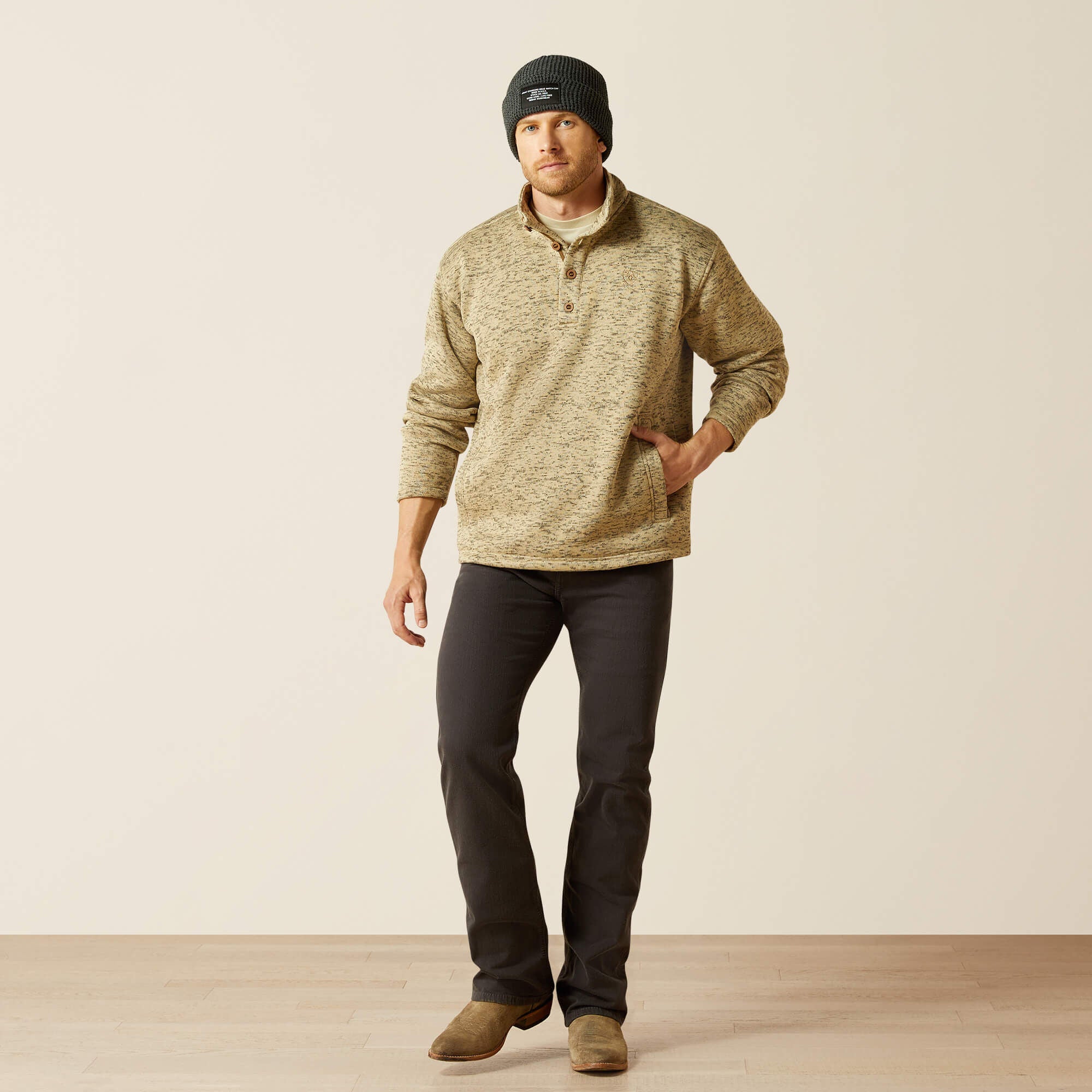 Caldwell 1/4 Button Sweater - Men