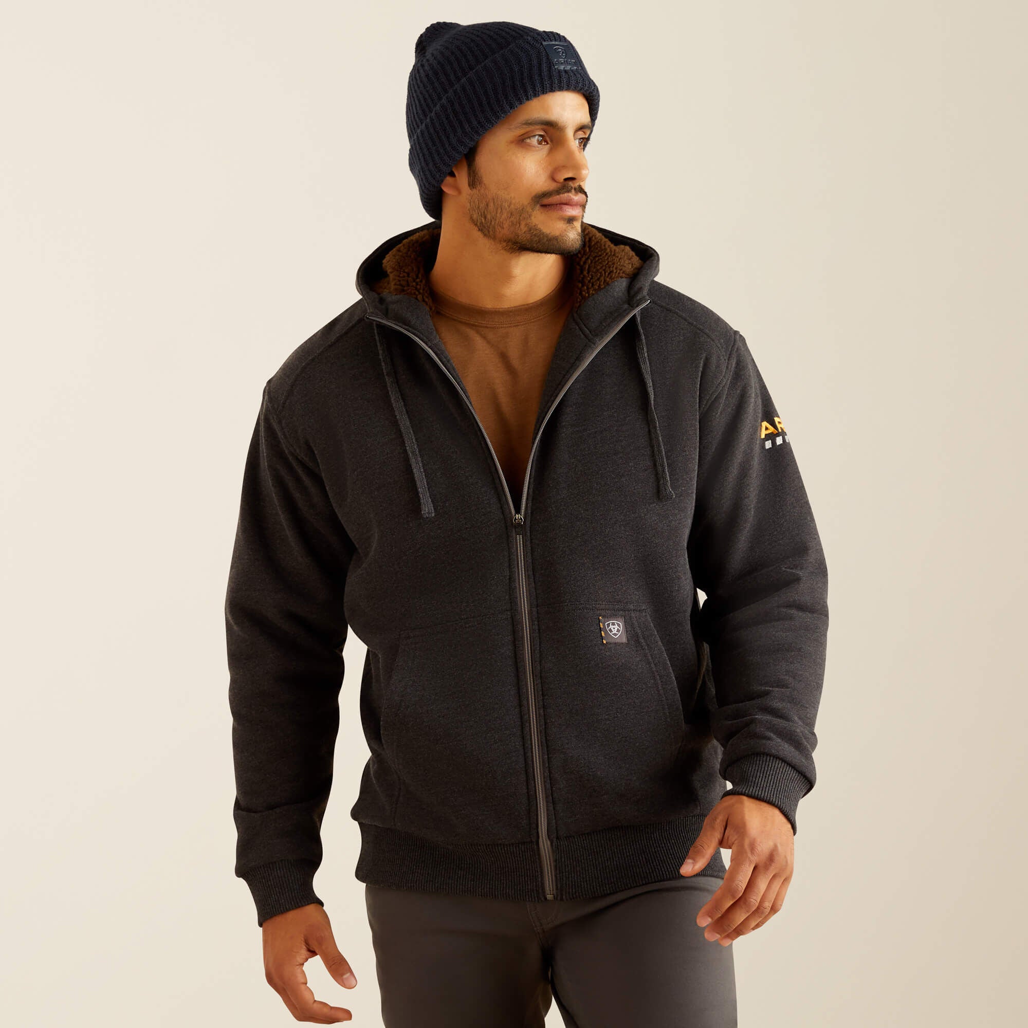 Rebar All-Weather Sherpa-Lined Full Zip Hoodie - Men
