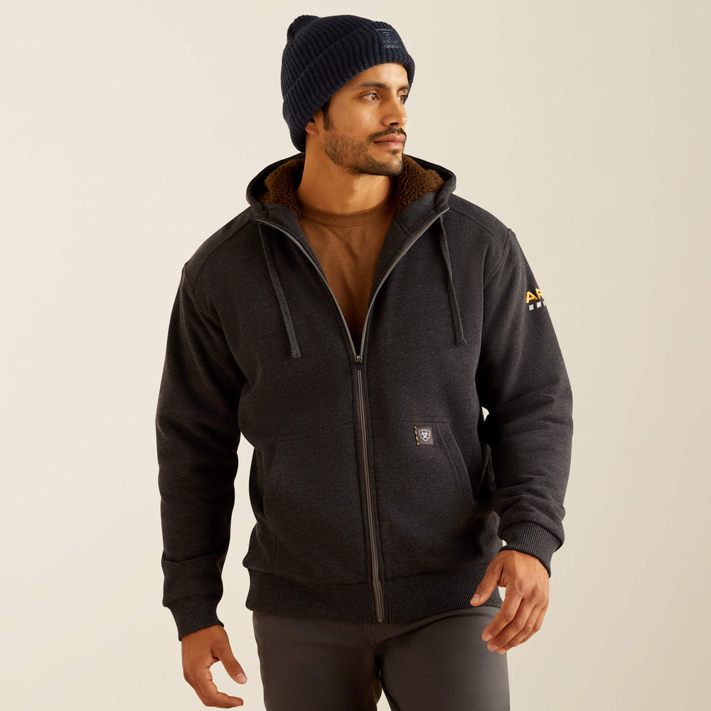 Rebar All-Weather Sherpa-Lined Full Zip Hoodie - Men