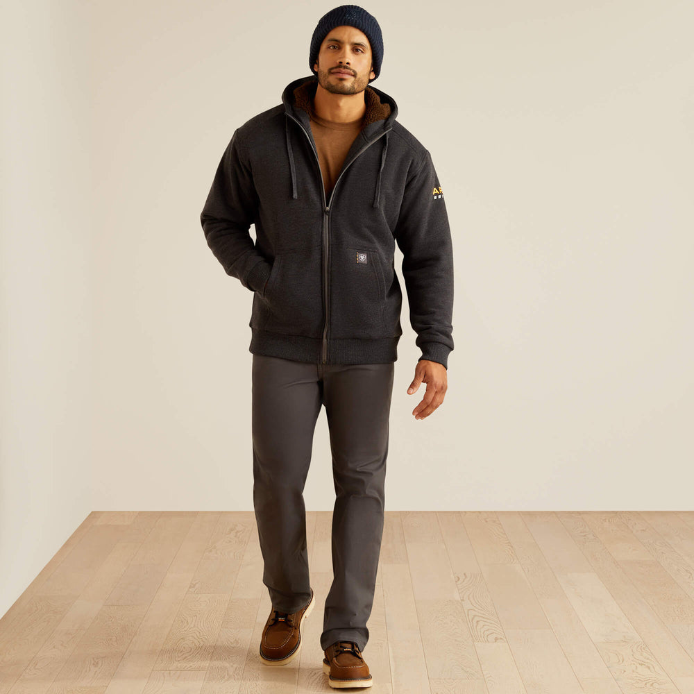 Rebar All-Weather Sherpa-Lined Full Zip Hoodie - Men