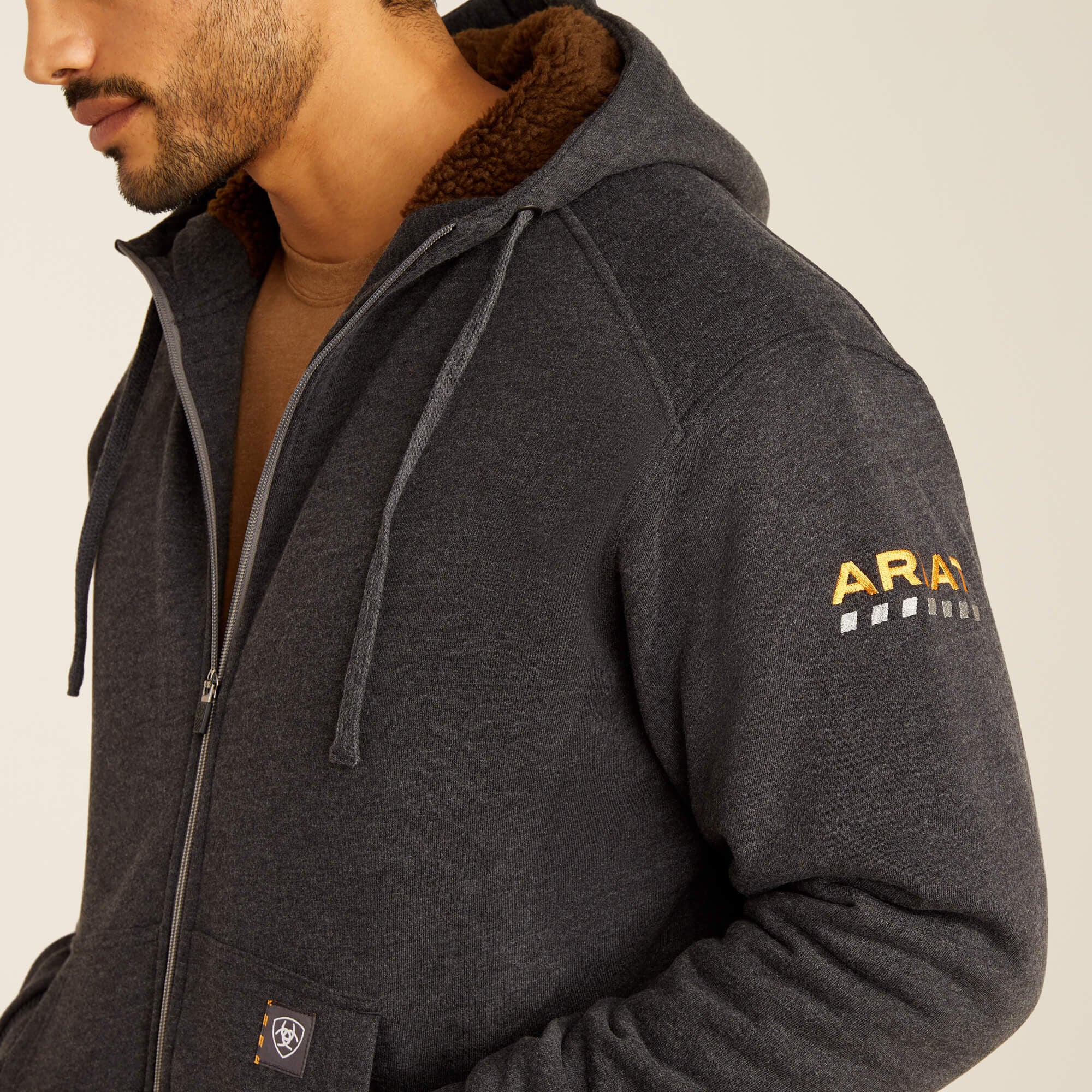 Rebar All-Weather Sherpa-Lined Full Zip Hoodie - Men