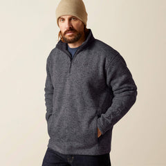 Caldwell Logo 1/4 Zip Sweater - Men