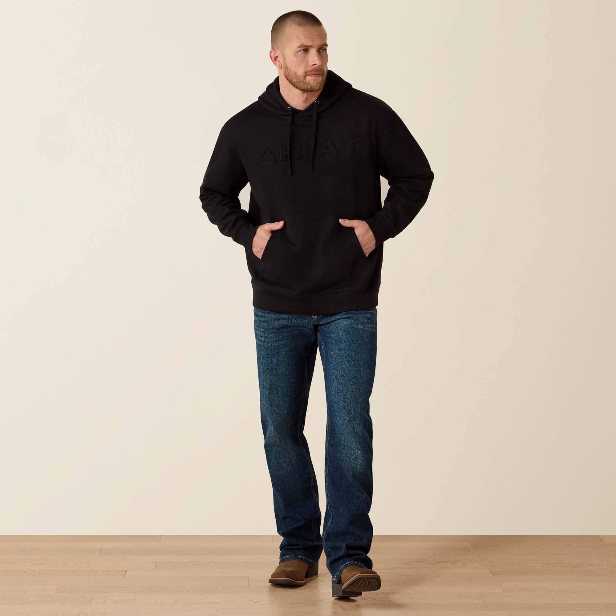Ariat Embossed Logo Hoodie - Men