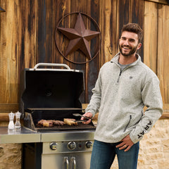 Caldwell Logo 1/4 Zip Sweater - Men