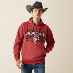 Ariat Liquid Stamp Flag Hoodie - Men