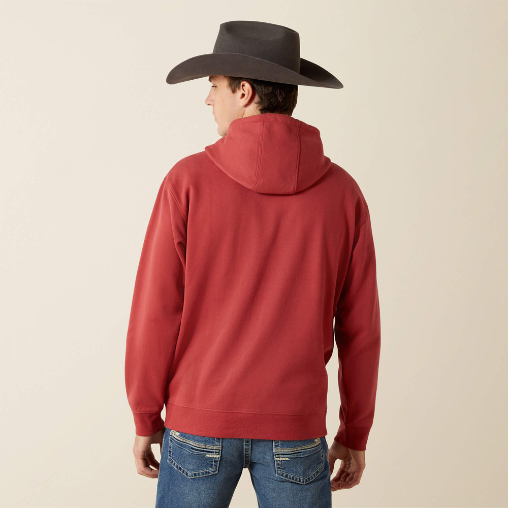 Ariat Liquid Stamp Flag Hoodie - Men