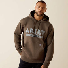Rebar Lightweight Duct Logo Hoodie - Men
