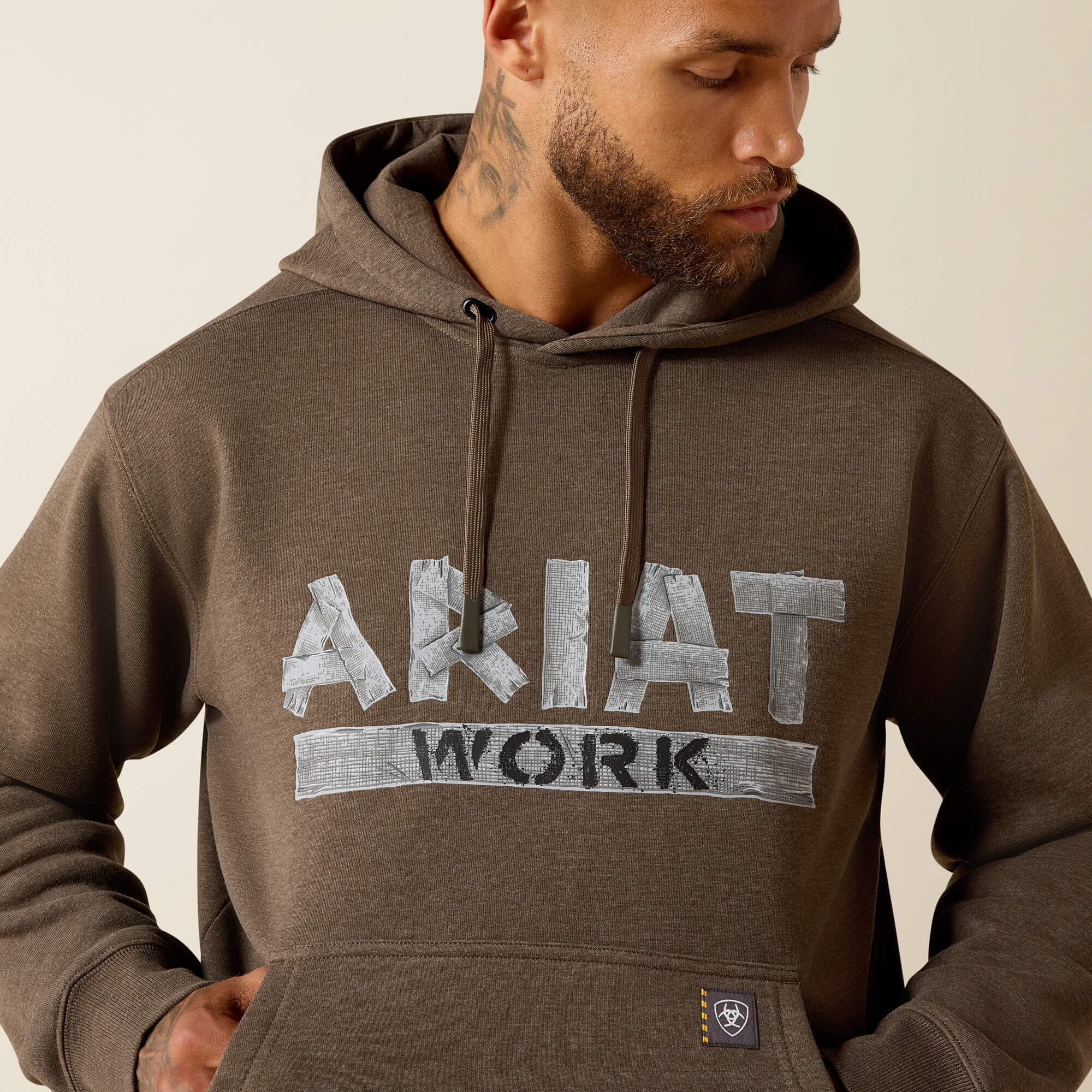 Rebar Lightweight Duct Logo Hoodie - Men