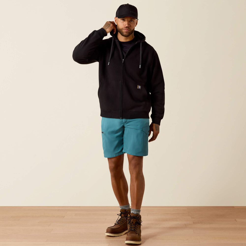 Rebar Lightweight Label Full Zip Hoodie - Men