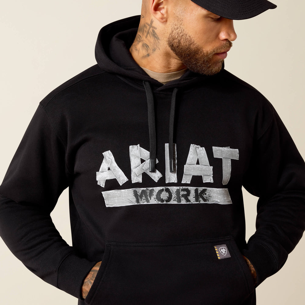 Rebar Lightweight Duct Logo Hoodie - Men