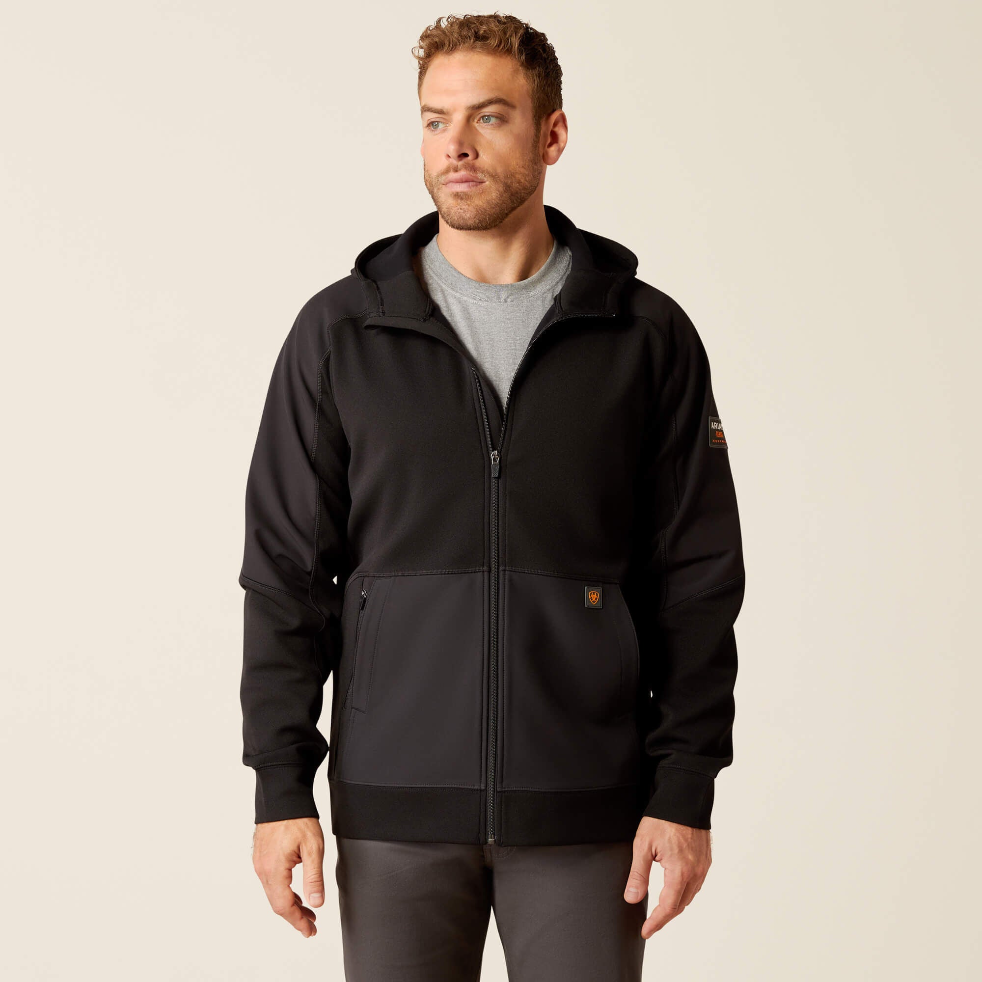 Rebar WorkTek Reinforced Full Zip Hoodie - Men