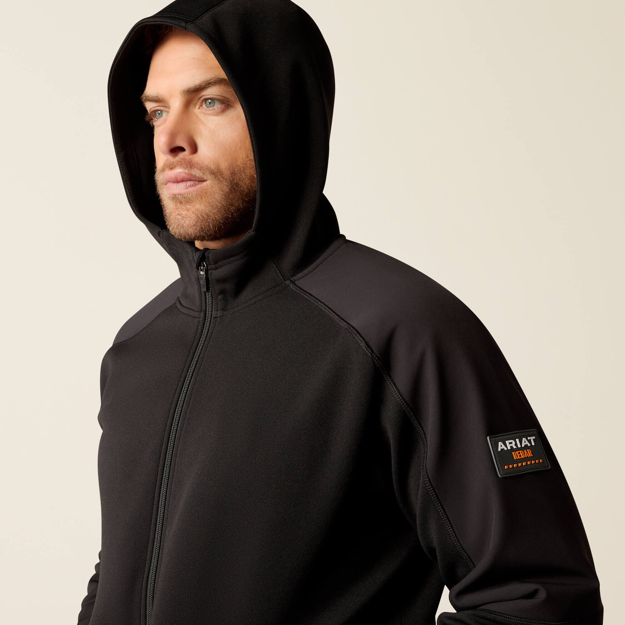 Rebar WorkTek Reinforced Full Zip Hoodie - Men