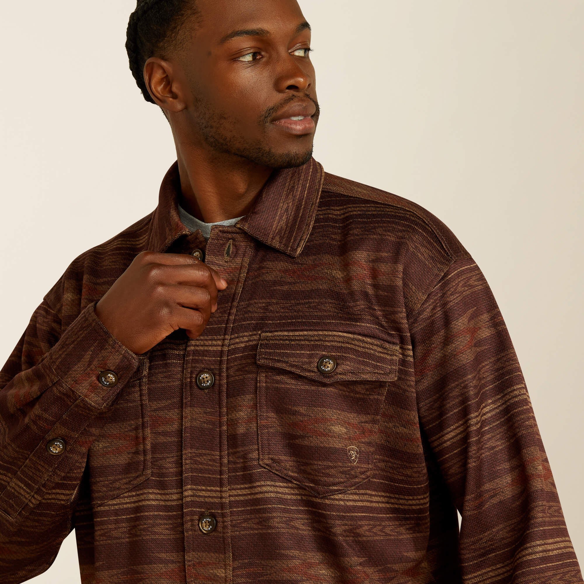 Caldwell Printed Shirt Jacket - Men