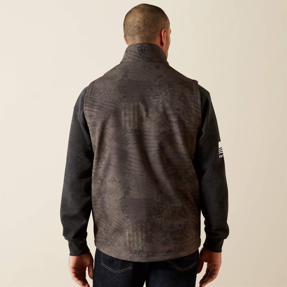 Patriot Flag Softshell Vest - Men