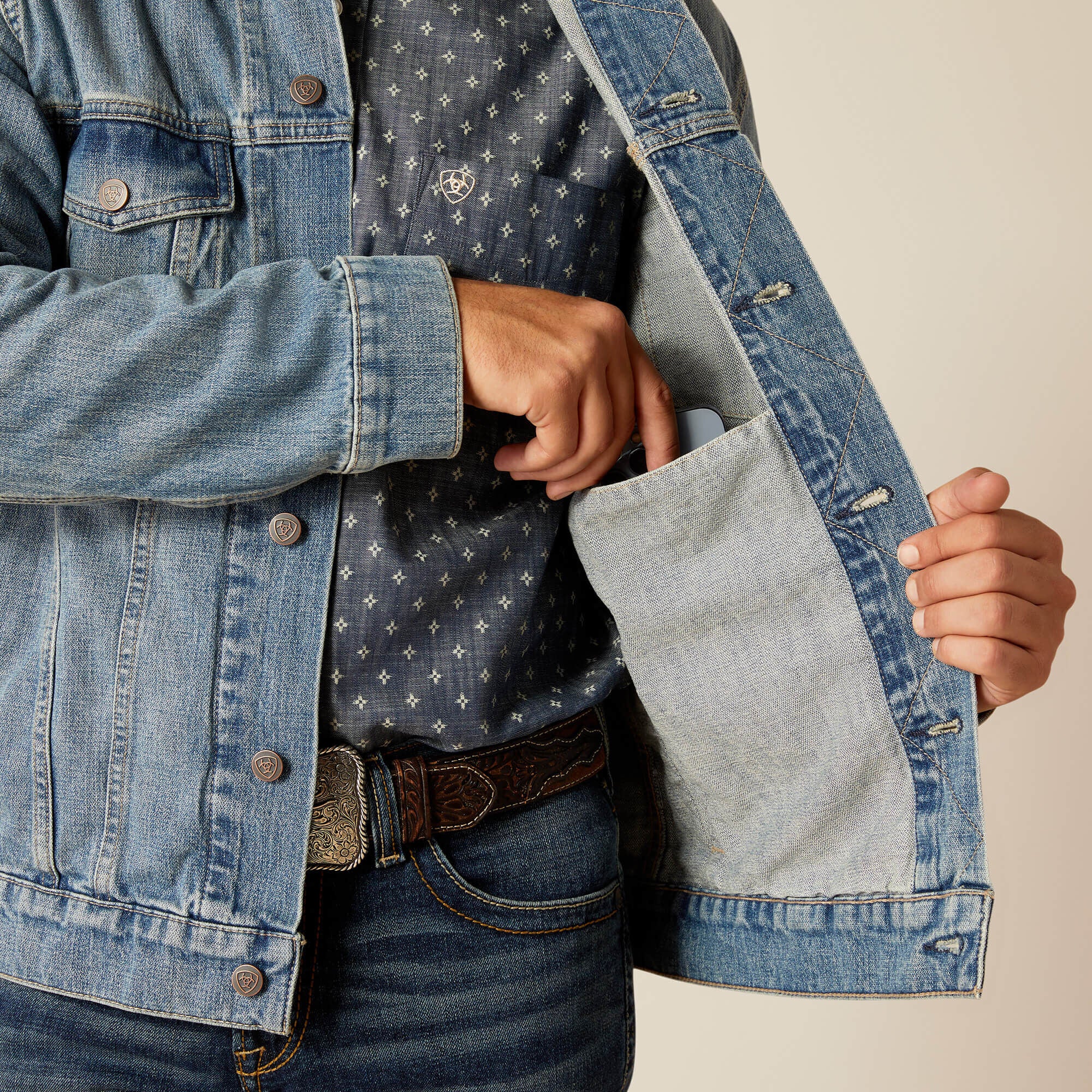Denim Trucker Jacket - Men|Trends