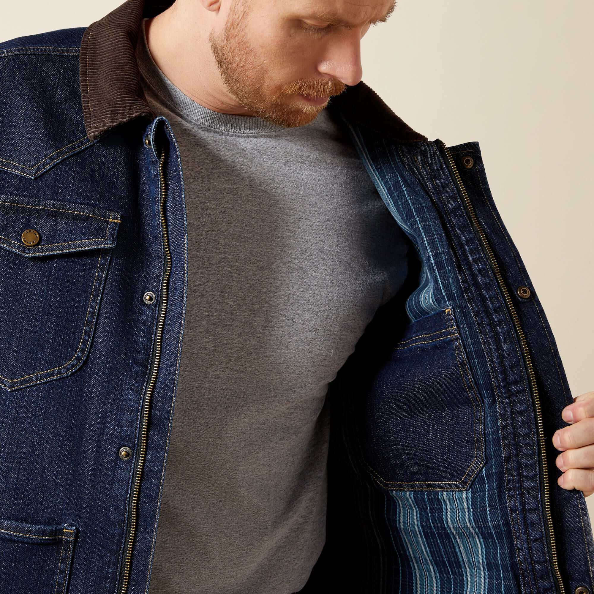 Denim Chore Jacket - Men|Trends