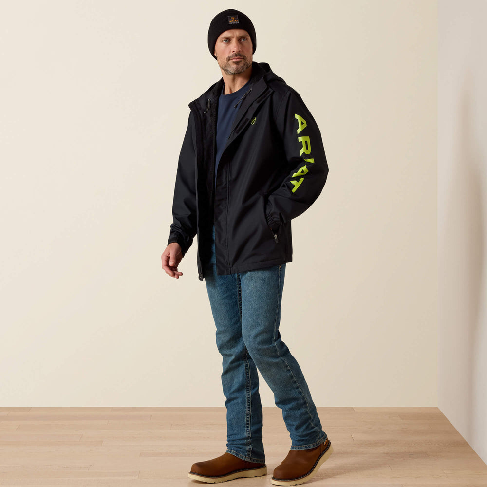 Rebar Stormshell Logo Waterproof Jacket - Men
