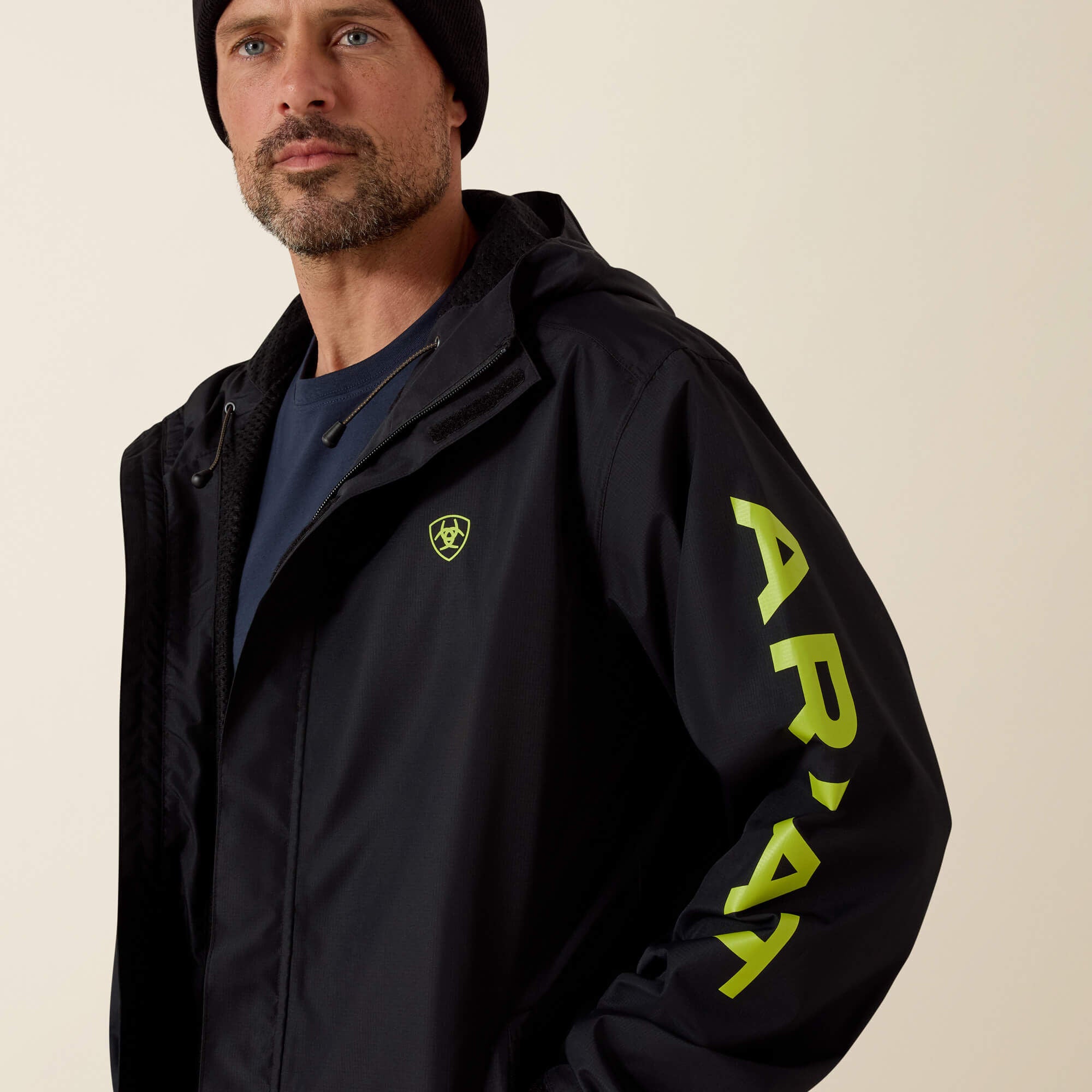 Rebar Stormshell Logo Waterproof Jacket - Men