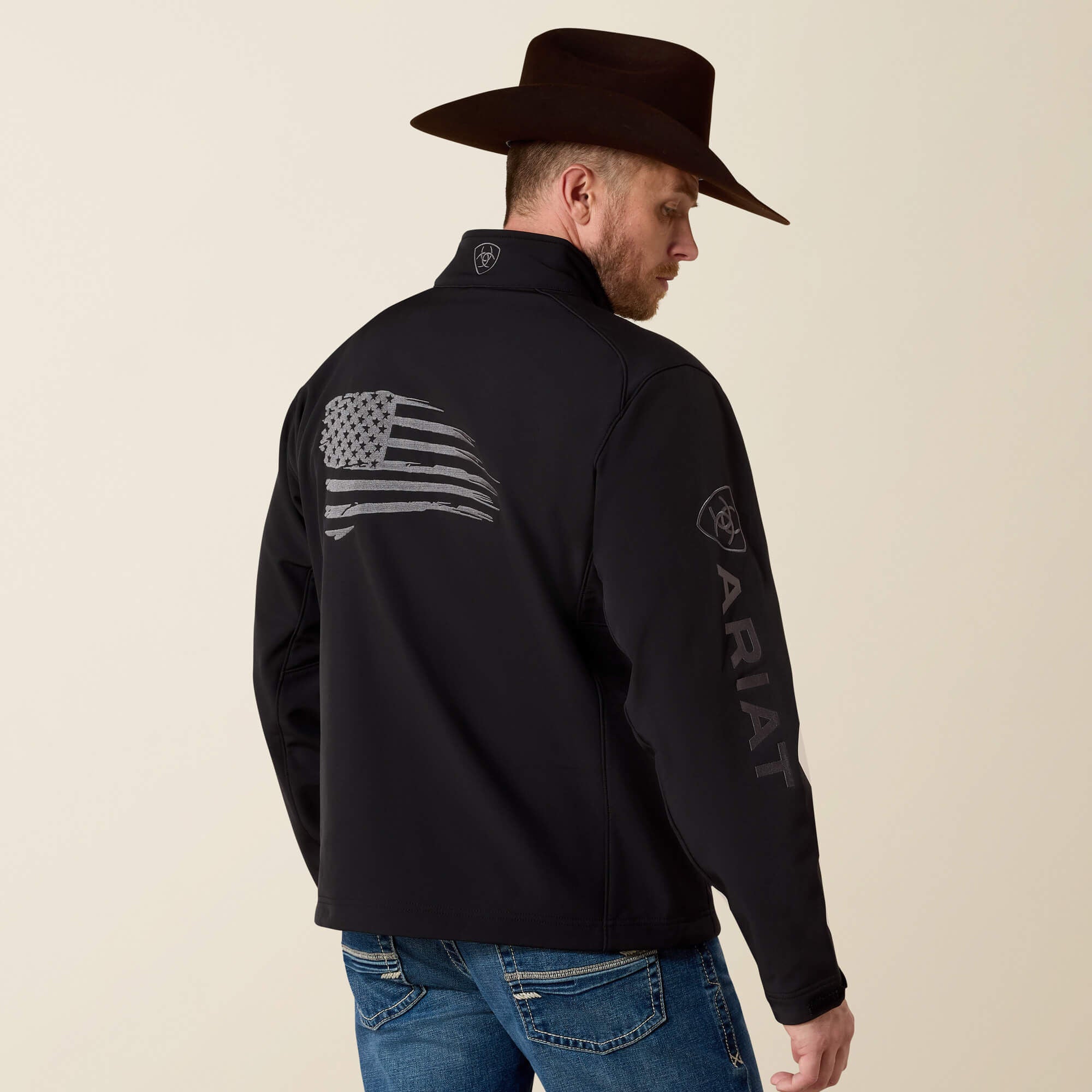 Logo 2.0 Patriot Softshell Water Resistant Jacket - Men