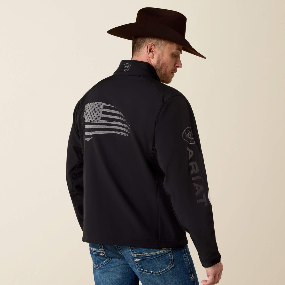 Logo 2.0 Patriot Softshell Water Resistant Jacket - Men