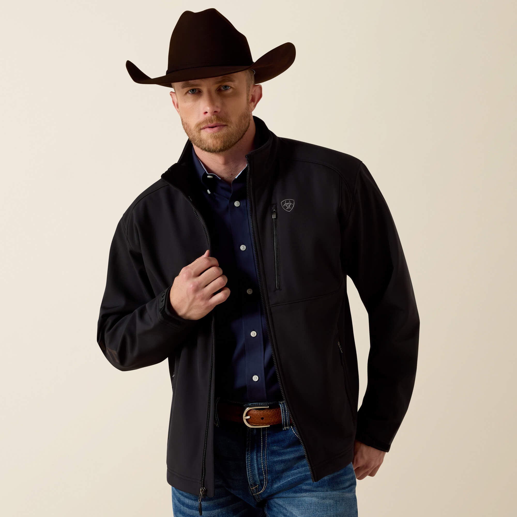 Logo 2.0 Patriot Softshell Water Resistant Jacket - Men