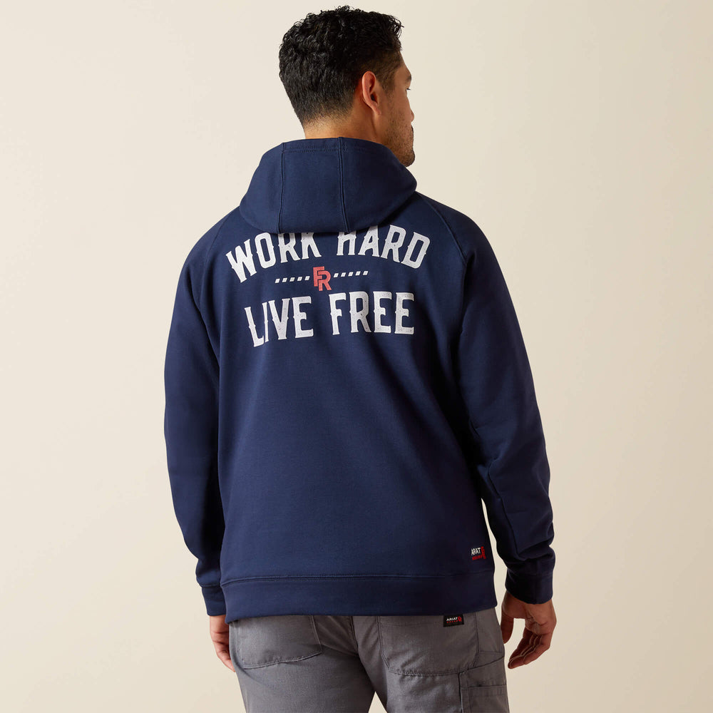 FR DuraStretch Work Hard Live Free Hoodie - Men
