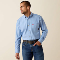 FR Solid Twill DuraStretch Work Shirt - Men