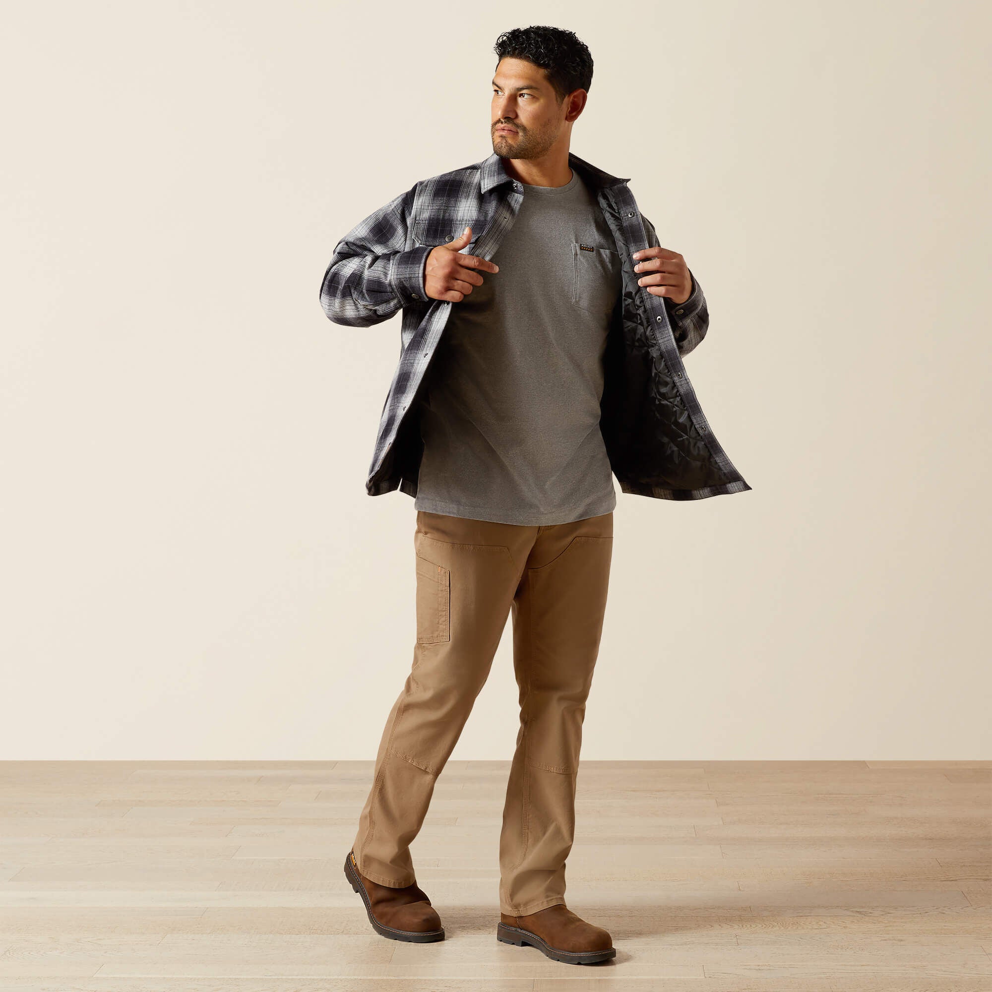 Rebar Flannel Insulated Shirt Jacket - Men