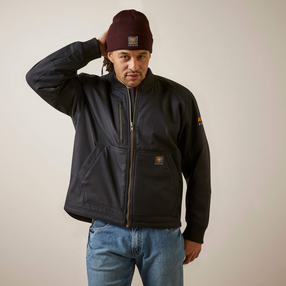 Rebar Stretch Canvas Bomber Jacket - Men