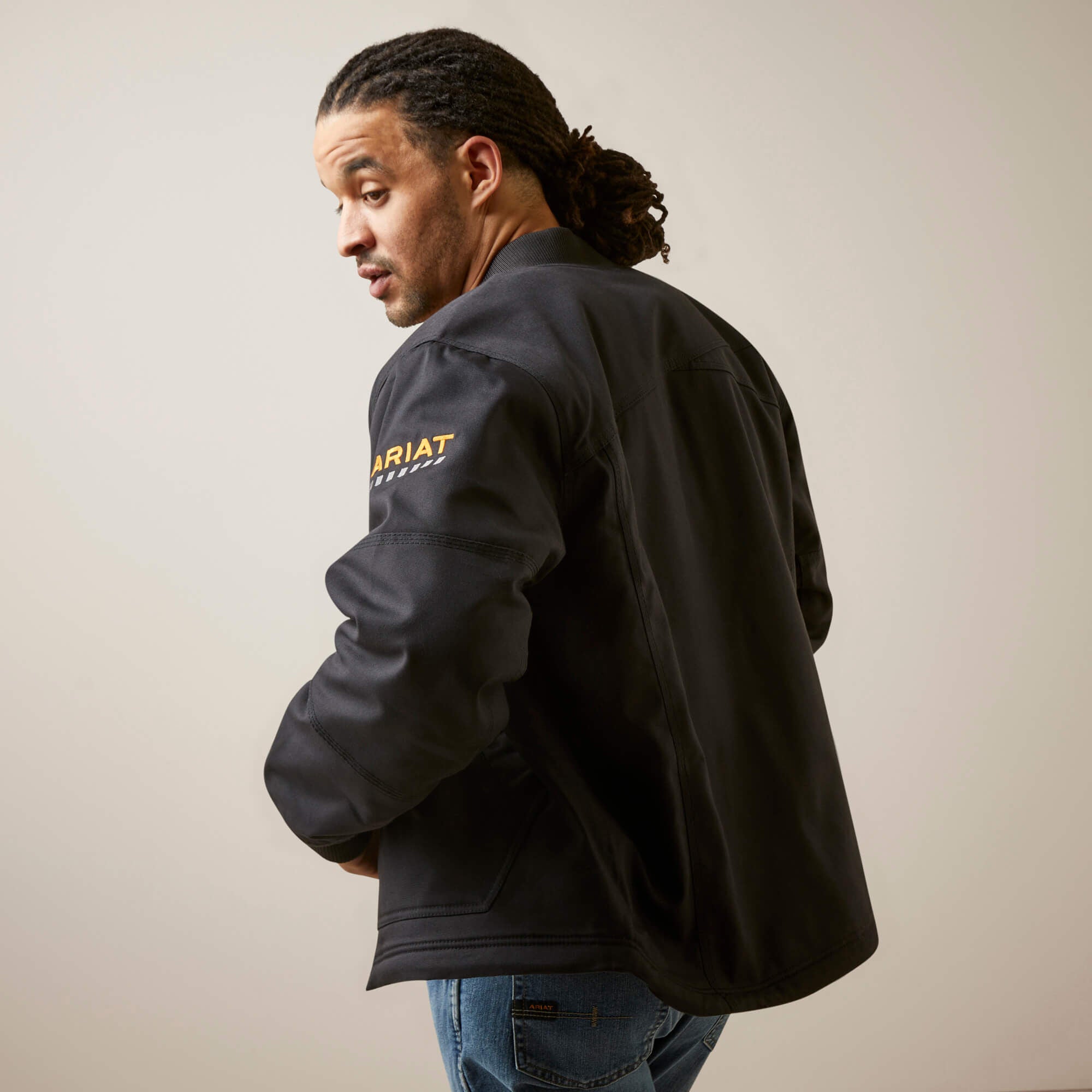 Rebar Stretch Canvas Bomber Jacket - Men
