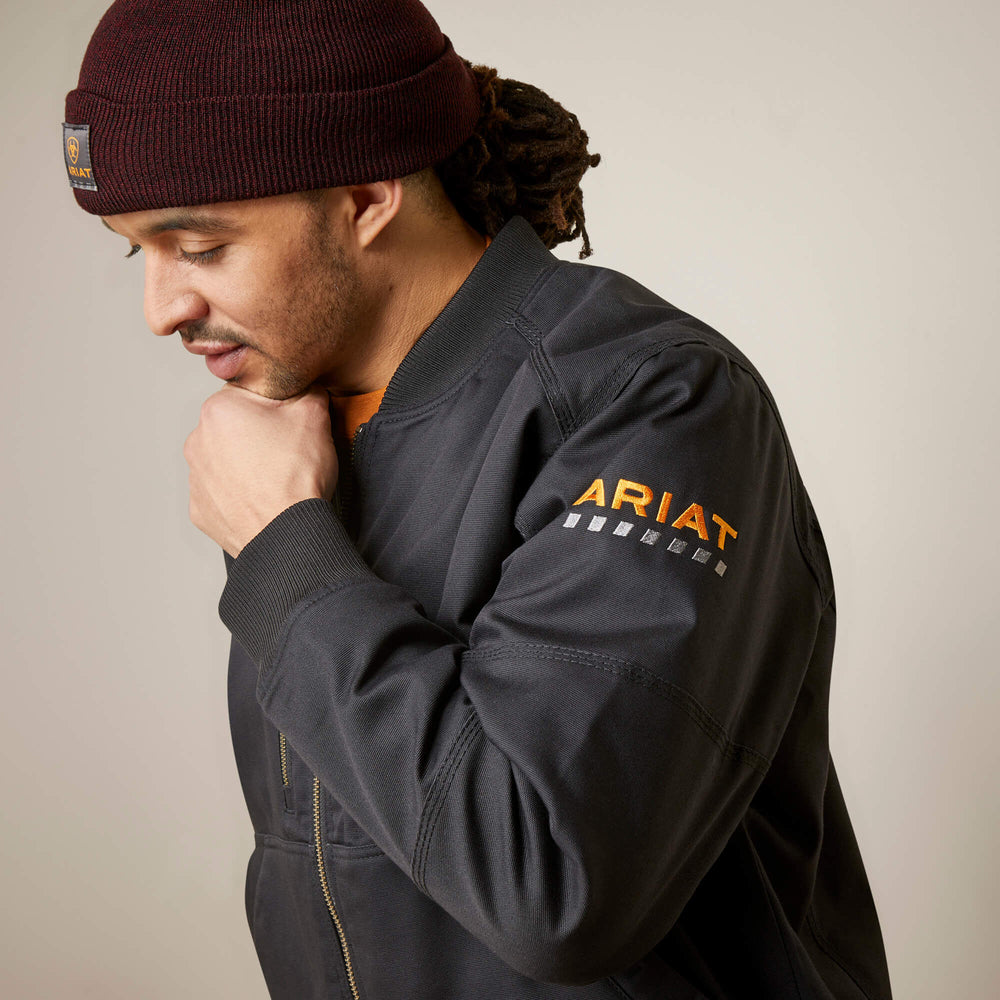 Rebar Stretch Canvas Bomber Jacket - Men