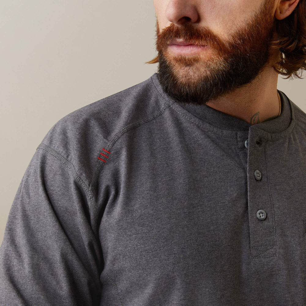 FR Air Refinery Row Graphic Henley Top - Men