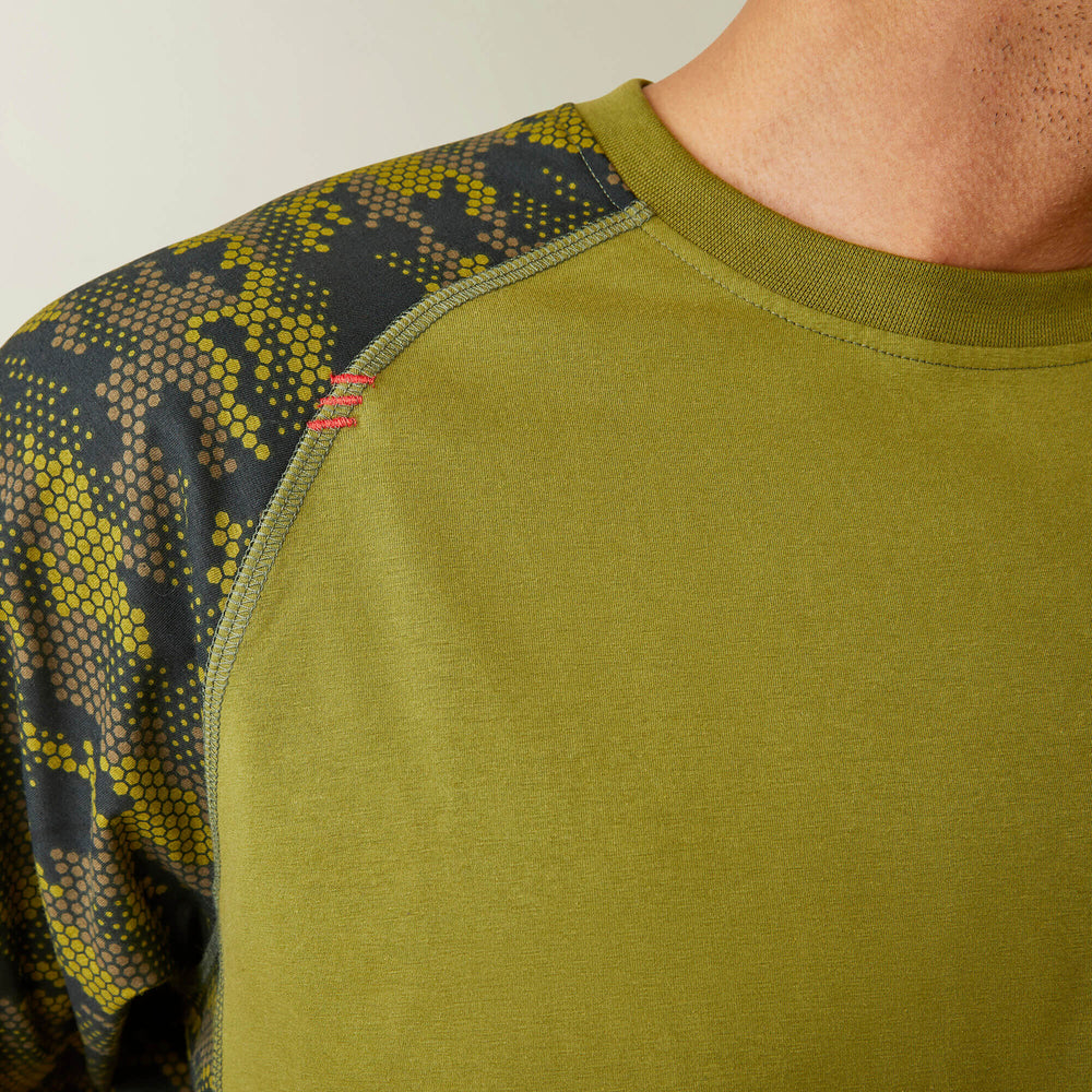FR AC Stretch Camo Baseball T-Shirt - Men