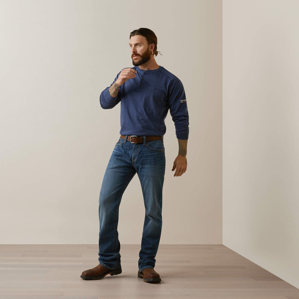 FR Air Refinery Row Graphic Henley Top - Men