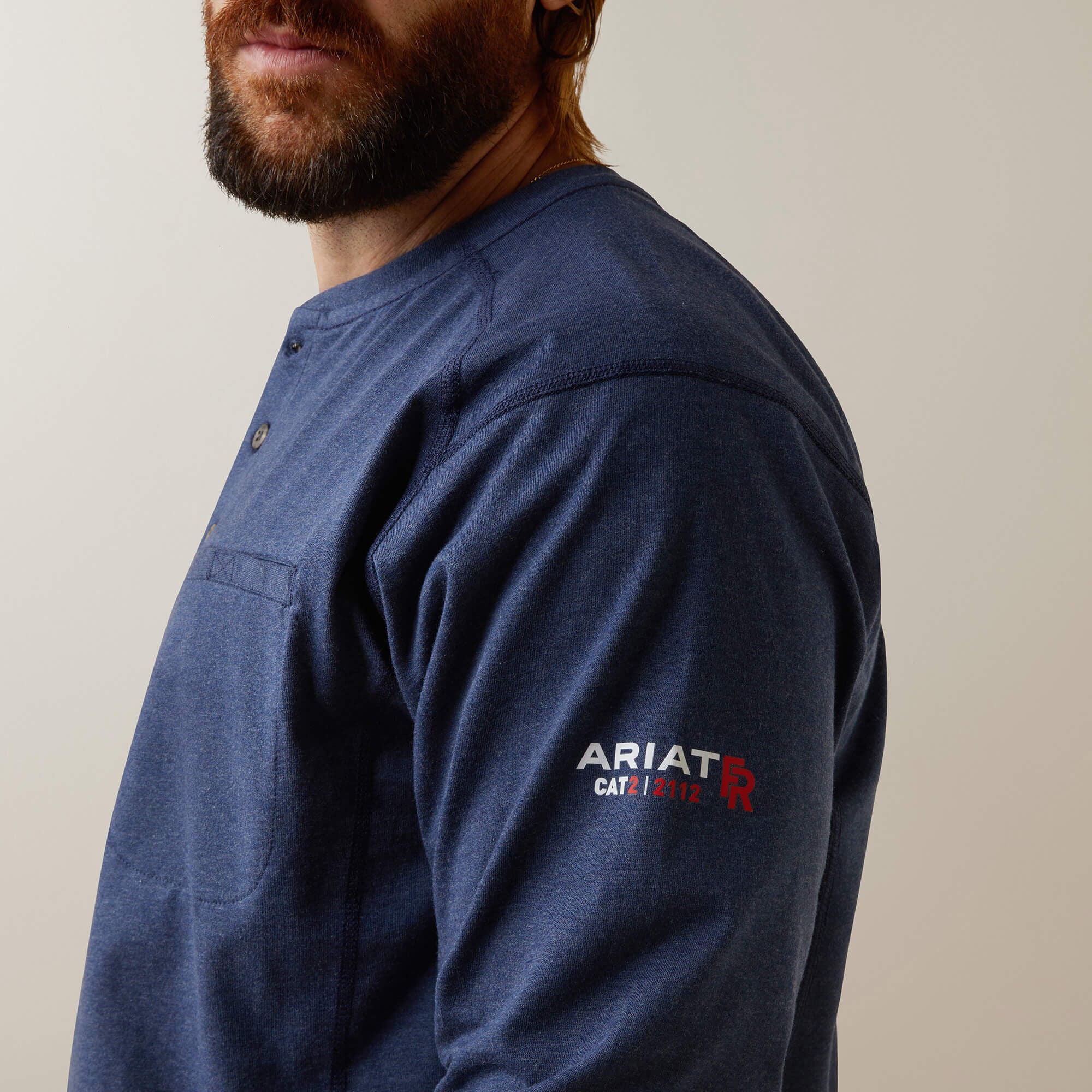 FR Air Refinery Row Graphic Henley Top - Men