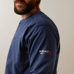 FR Air Refinery Row Graphic Henley Top - Men