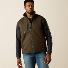 Rebar Washed DuraCanvas Insulated Vest - Men