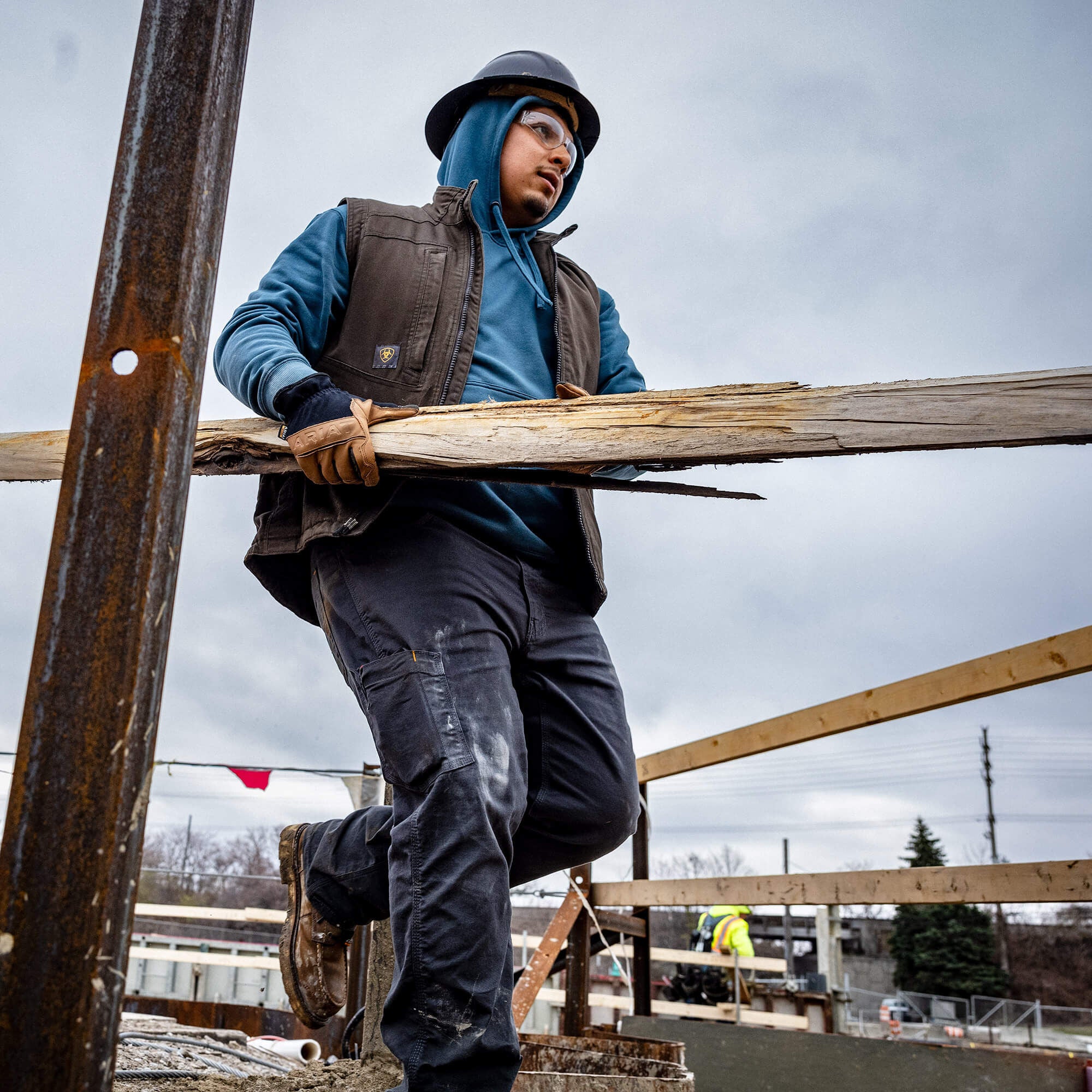 Rebar Washed DuraCanvas Insulated Vest - Men