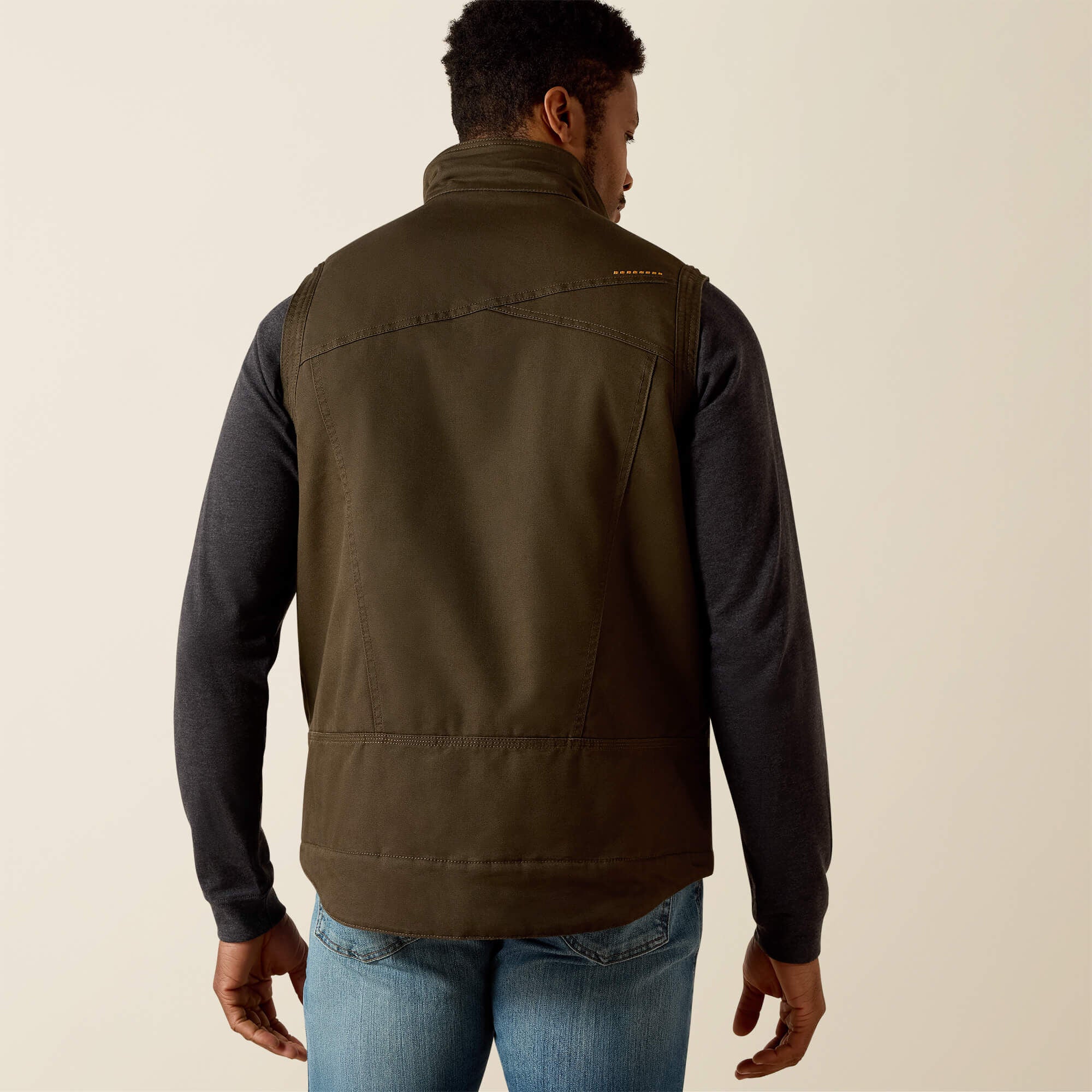 Rebar Washed DuraCanvas Insulated Vest - Men