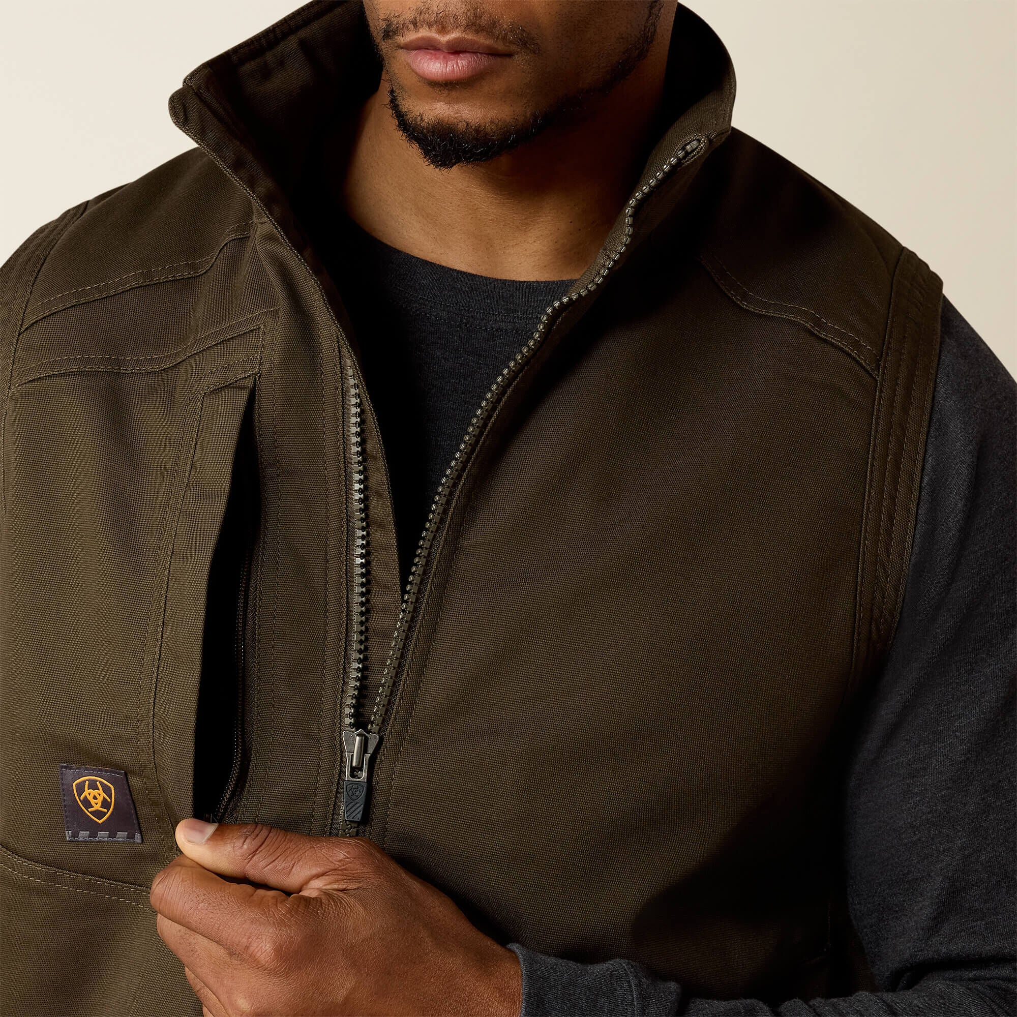 Rebar Washed DuraCanvas Insulated Vest - Men