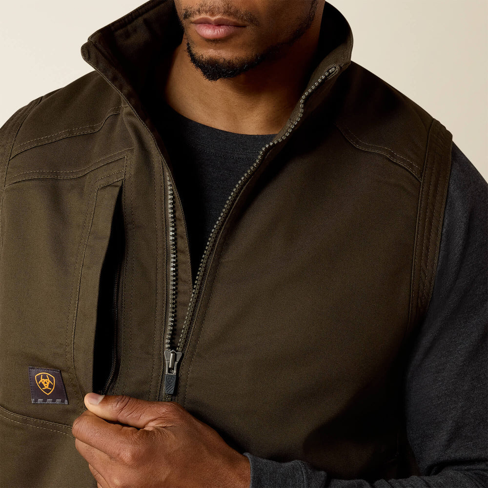 Rebar Washed DuraCanvas Insulated Vest - Men