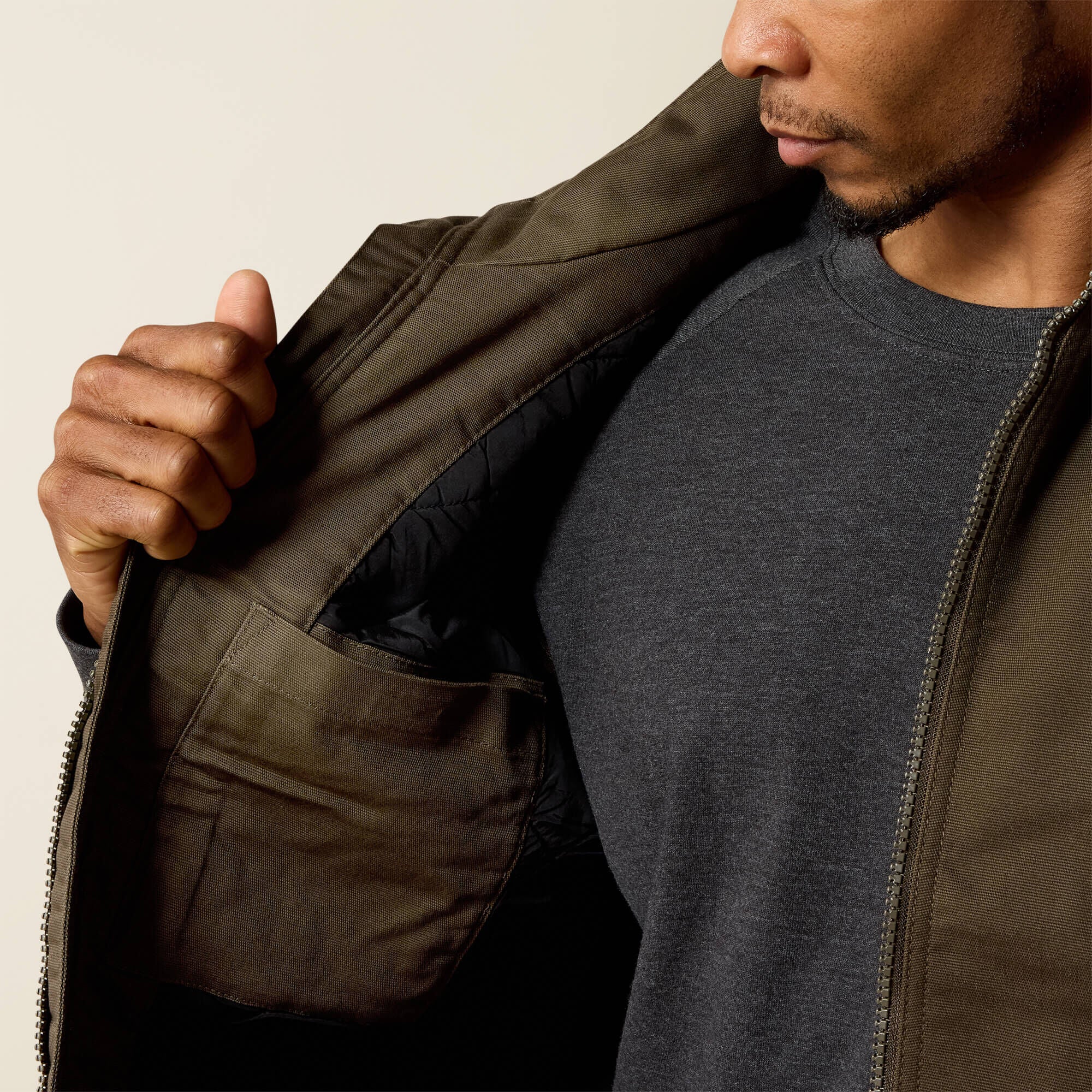 Rebar Washed DuraCanvas Insulated Vest - Men